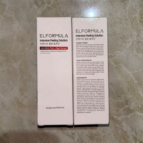 Jual READY ORIGINAL ELFORMULA Intensive Peeling Solution Serum