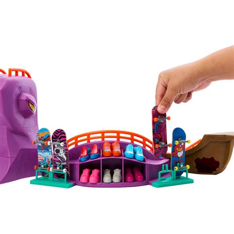 Hot Wheels Pista De Skate Octopark Skatepark Polvo MATTEL Detalhes
