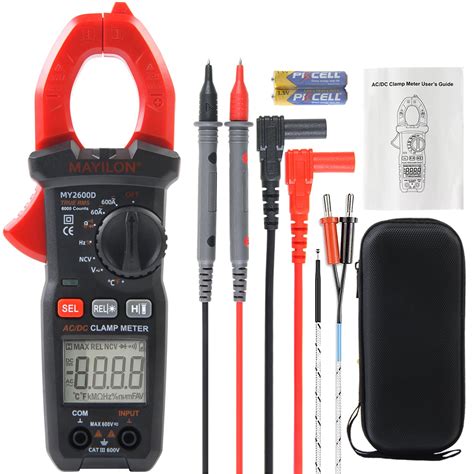 Mayilon Digital Clamp Meter Multimeter Counts Voltage Tester Auto