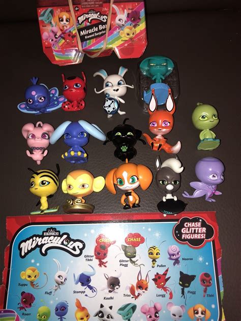 Miraculous Ladybug SET OF 14 Box Surprise Mini Kwami S NIB EBay