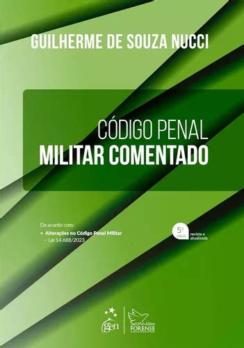 Codigo Penal Militar Comentado Capa Dura Forense Edi O