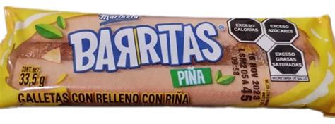 Barritas Marinela Relleno Sabor Piña 33 5g MercadoLibre