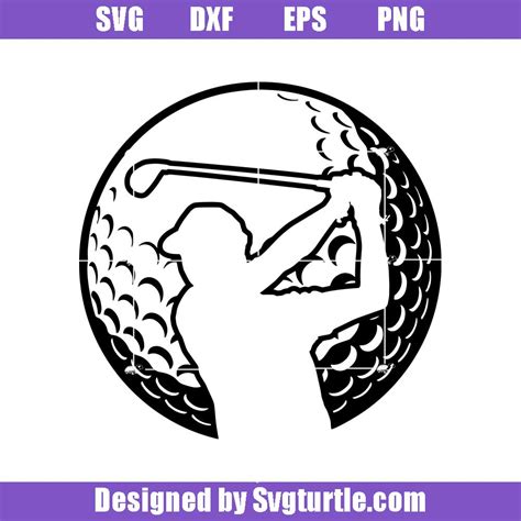 Golf Club Cut Files For Cricut Clip Art Silhouettes Eps Svg Pdf