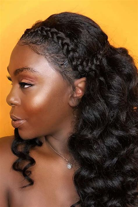 50 Half Up Half Down Braided Hairstyles For Black Hair Noviyandipainter