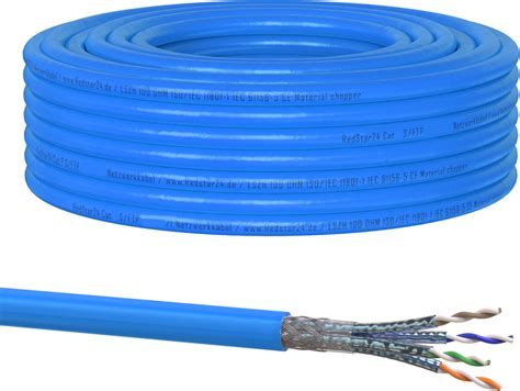 RedStar24 CAT 8 Verlegekabel S FTP 50m Blau Ab 50 90 Preisvergleich