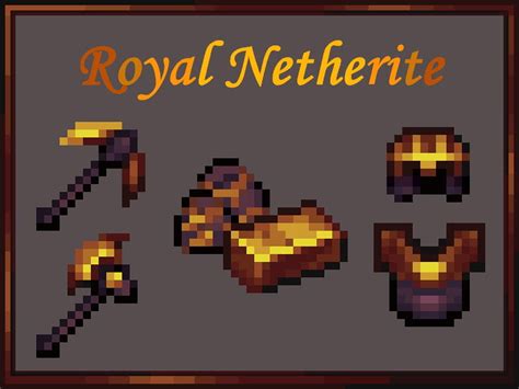 Royal Netherite for Minecraft Pocket Edition 1.18