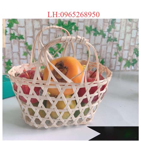 Giỏ Tre Đựng Bánh Trung Thu Quà Trứng Trái Cây Quà Tặng Shopee