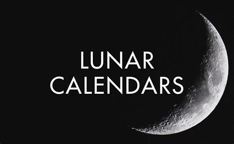 Lunar Calendars