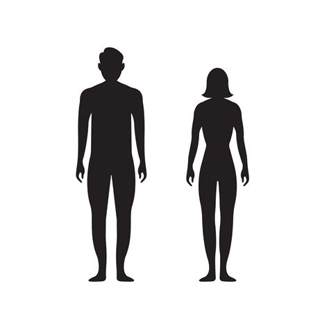 black silhouettes  men  women   white background male