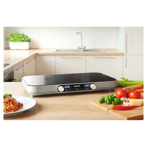 Double Infrared Cooktop Smoothcook Scp Bk Sencor