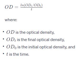 Optical Density Calculator