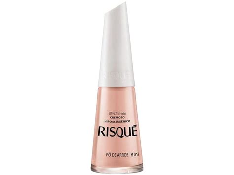 Esmalte Risqu P De Arroz Nude Cremoso Hipoalerg Nico Ml Esmalte