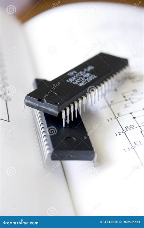 Microchip Technology stock photo. Image of rendering, chip - 4713530