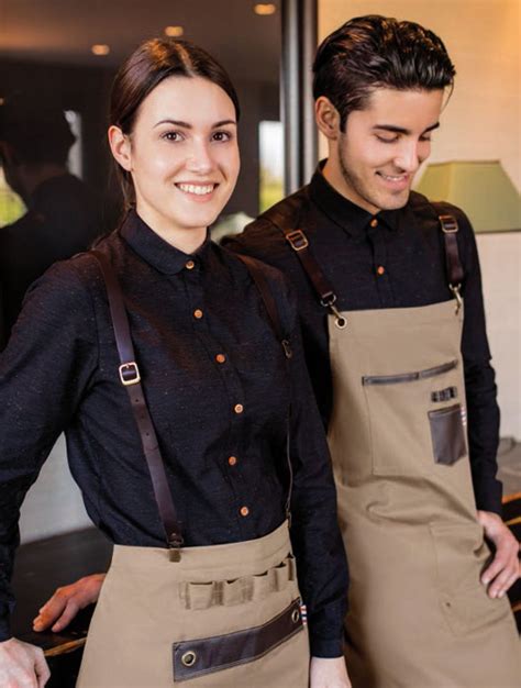 Seragam Kerja Restoran Terbaru Barista Outfits Restaurant Uniforms