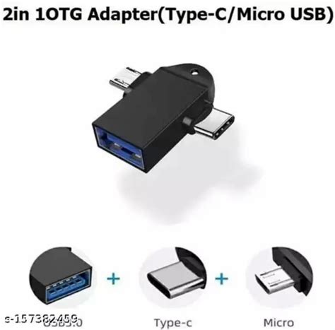 2 In 1 Otg Metal Quality Cash On Delivery Only Bulk Quantity At Rs 16piece Otg Cable In