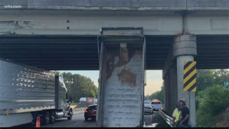 Dump Truck Hits Bridge On Augusta Road Over I 20