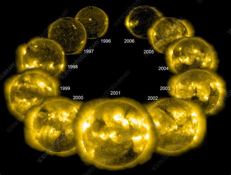 Cycle Of Solar Activity - Stock Image - C029/5742 - Science Photo Library