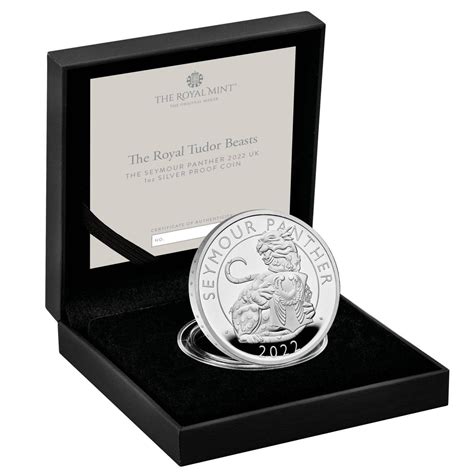 2022 Royal Tudor Beasts 01 Seymour Panther 1 Oz Silver Proof CrawleyCoins