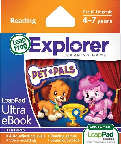 Best Buy Leapfrog Pet Pals Ultra Ebook Cartridge For Leappad 32016