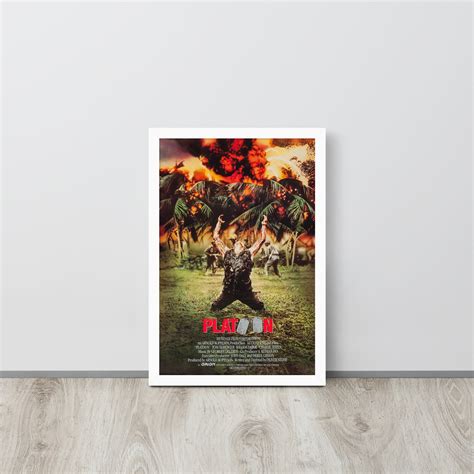 Platoon 1986 Vintage Movie Poster - Etsy