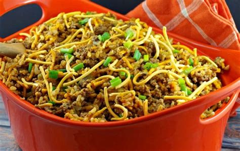 Chow Mein Casserole ( Minnesota Hotdish) - Food Meanderings