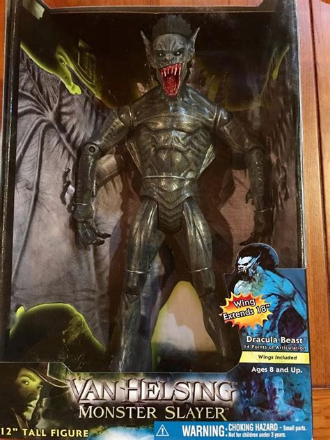 Van Helsing Monster Slayer Dracula Beast Figure Inch Wings Extends