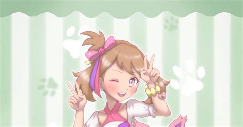 May Trainer Doujin Pokémon ハルカandエネコ小遙and向尾喵 Pixiv