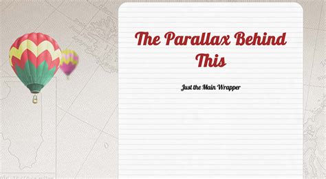 Parallax Scrolling: the ultimate guide