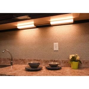 Dimmable Hardwired Led Under Cabinet Lighting The Home Depot