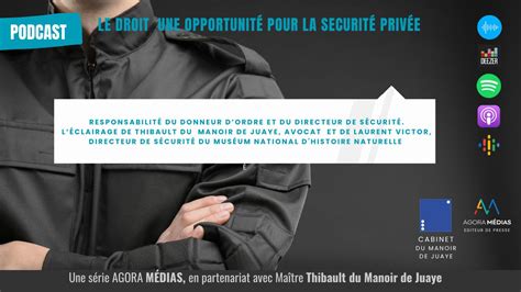 Responsabilité du donneur dordre et du directeur de sécurité Le