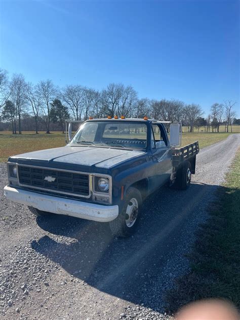 1980 Chevrolet C30 K30 Blue Rwd Manual Custom Deluxe For Sale