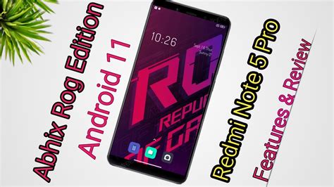 Miui Abhix Rog Rom Redmi Note Pro Installation Full Feature