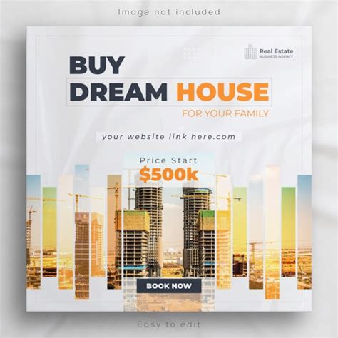 Premium Psd Real Estate Home Sale Social Media And House Property