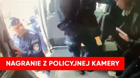 Policjanci Szarpali Pos Ank Gajewsk Ksp Publikuje Nagranie Bez