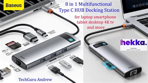 Baseus Metal Gleam Series In Multifunctional Type C Hub Docking