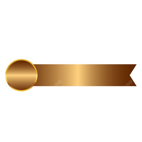 Luxurious Golden Banner Ribbon Vector Transparent Banner Gold Banner