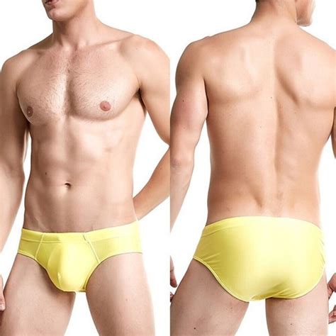 Sexy Mens Swim Briefs Bikini Swimwear Swimming Trunks Beach Shorts Swimsuit Ebay