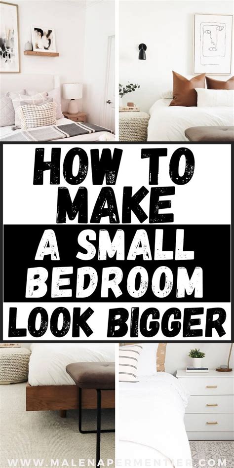 How To Make A Small Bedroom Look Bigger X Bedroom Layout Ideas