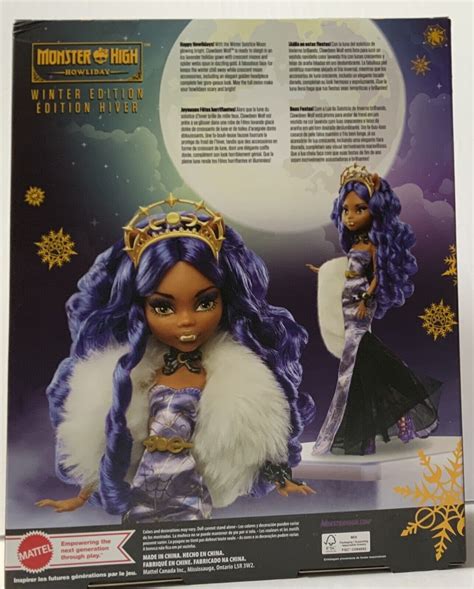 Monster High Howliday Winter Edition Doll Clawdeen Wolf EBay