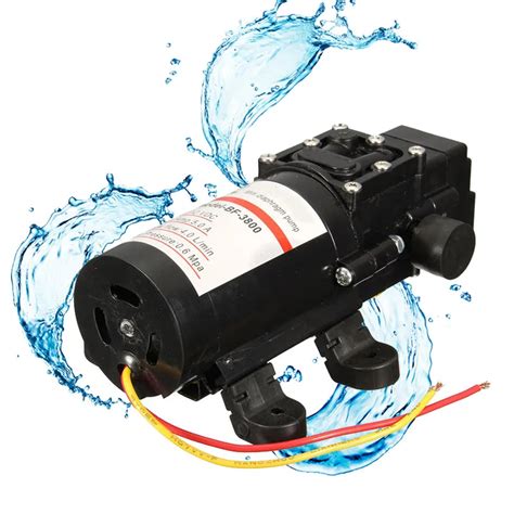 12V DC 60W Mini Water Diaphragm Self Priming Pump Demand Fresh Low