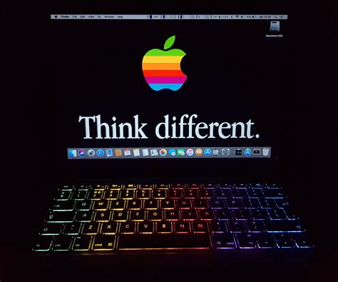 Apple Laptop Colorful Keyboard