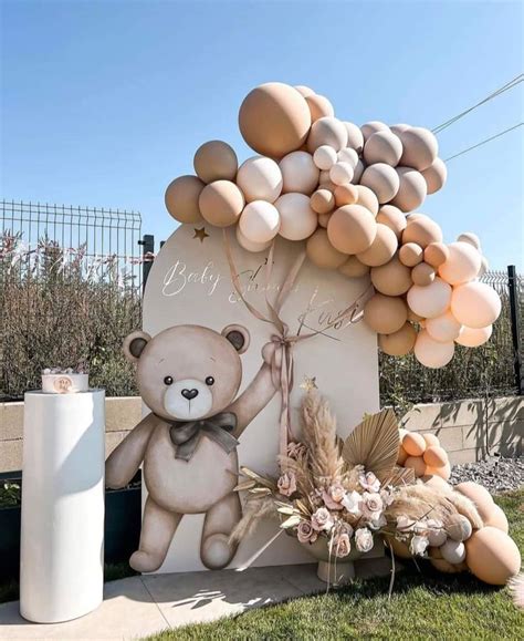 Pin By Darla Ag On Decoraciones De Ni Os Baby Bear Baby Shower Baby