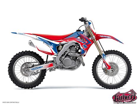 Honda Crf Dirt Bike Pulsar Graphic Kit Blue Kutvek