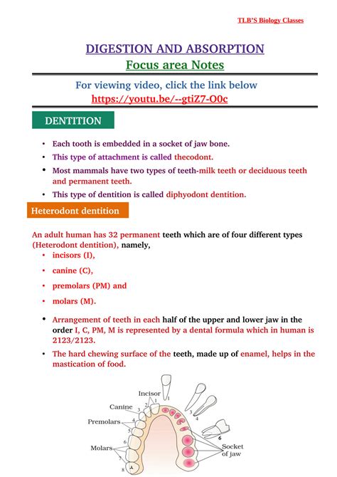 SOLUTION: Digestion and absorption - Studypool