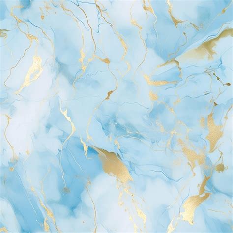 Premium Photo A Close Up Of A Blue And Gold Marble Background With