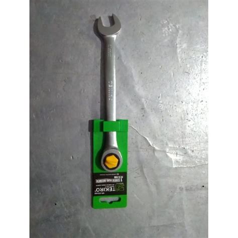 Tekiro Mm Kunci Ring Pas Ratchet Panjang Single Gear Wrench Original