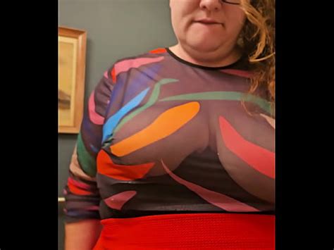 Horny Bbw Secretary Flashes Tits And Panties Xvideos