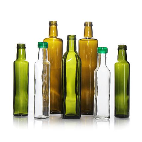 750ml 1L Empty Square Antique Green Marasca 1 Liter Glass Bottle For