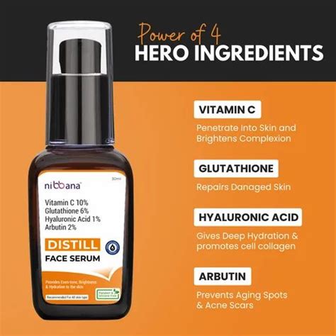 Vitamin C Face Serum With Hyaluronic Acid Size 30 Ml Pump Bottle At Rs 750 Vitamin C Serum