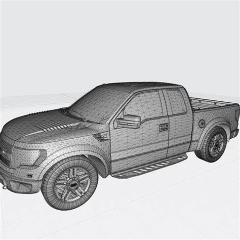 Stl Ford Raptor F D Model Car Custom D